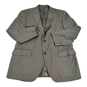 Peter Millar Mens‎ 42S Gray Wool Blazer Suit Jacket Union Made Canada